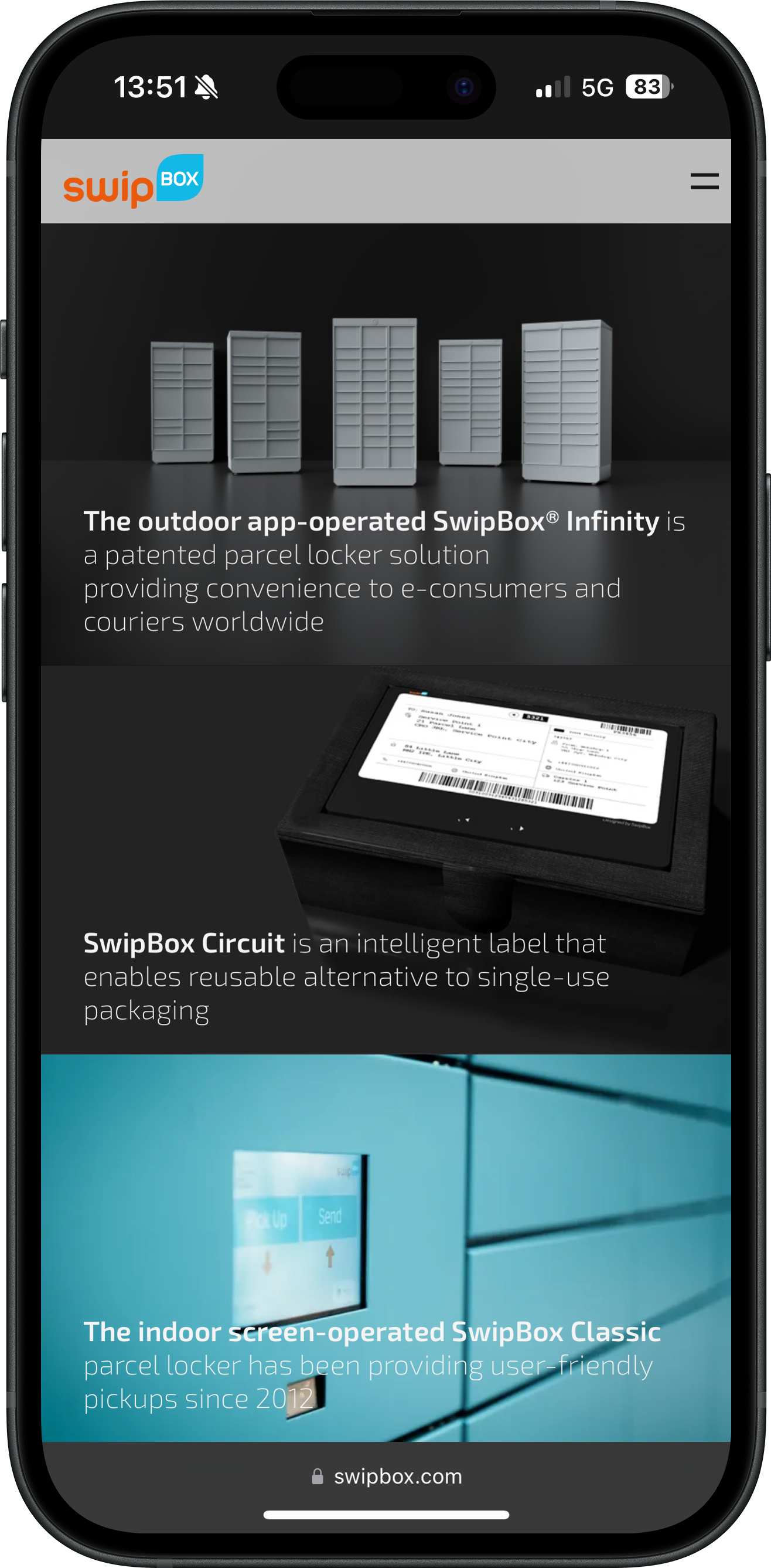 Swipbox Product Mobile